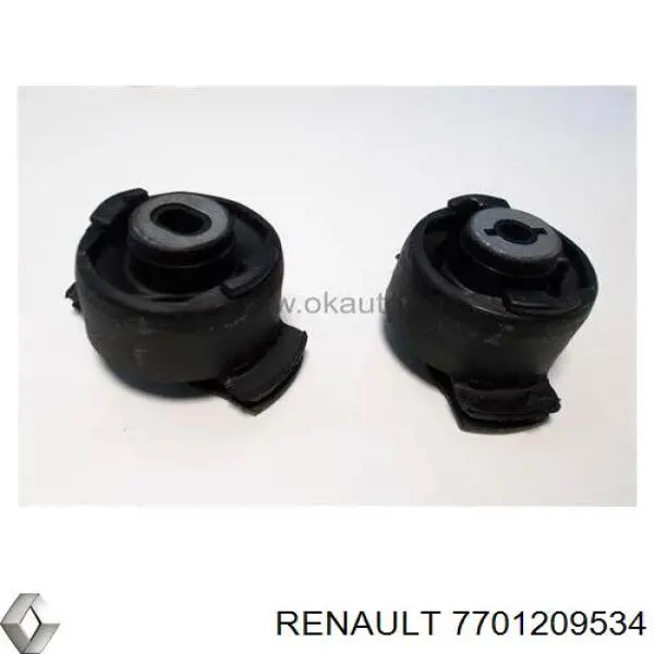 silentblock del eje trasero Renault (RVI) 7701209534