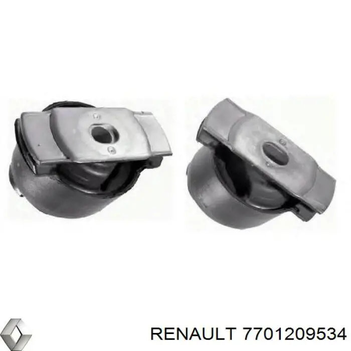 7701209534 Renault (RVI) suspensión, cuerpo del eje trasero