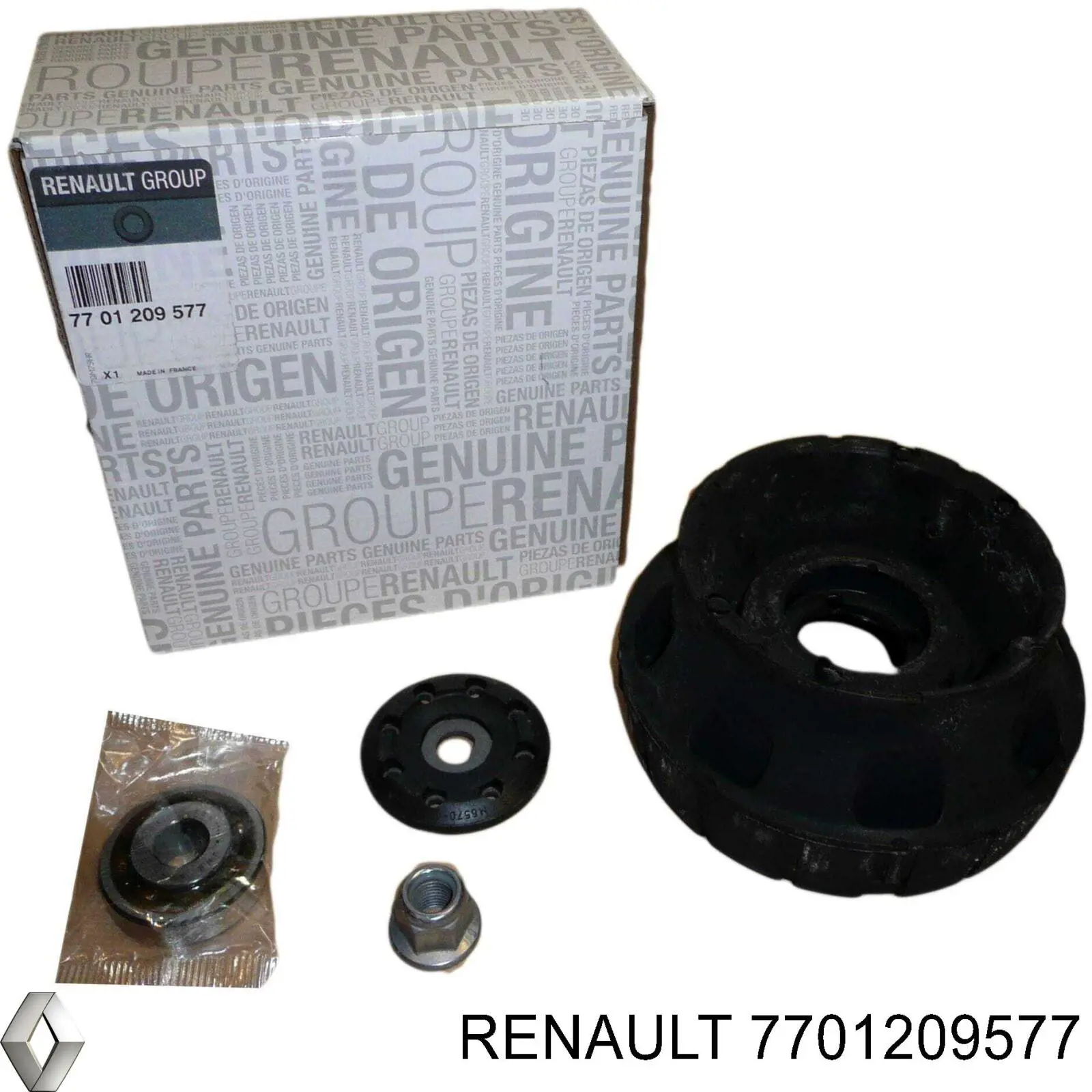 7701209577 Renault (RVI) soporte amortiguador delantero