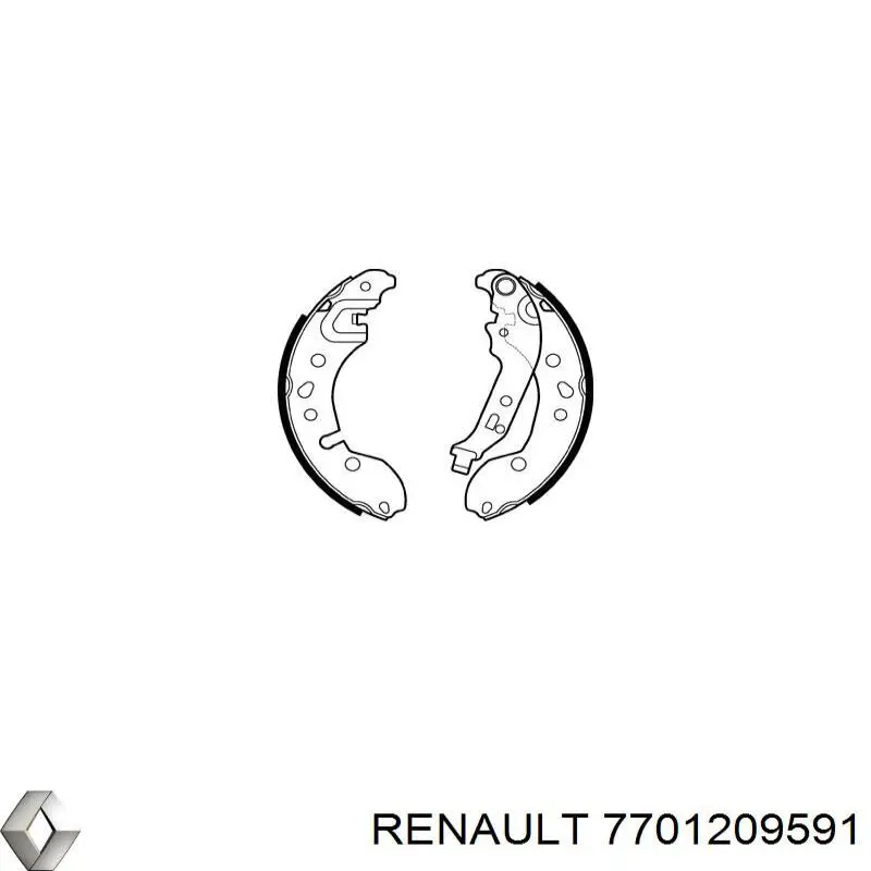 Zapatas de freno traseras TRW GSK1076