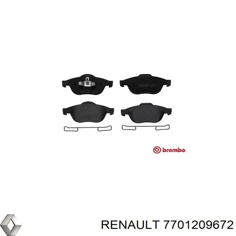 Pastillas freno delanteras Renault (RVI) 7701209672 precio, desde 32,13 EUR