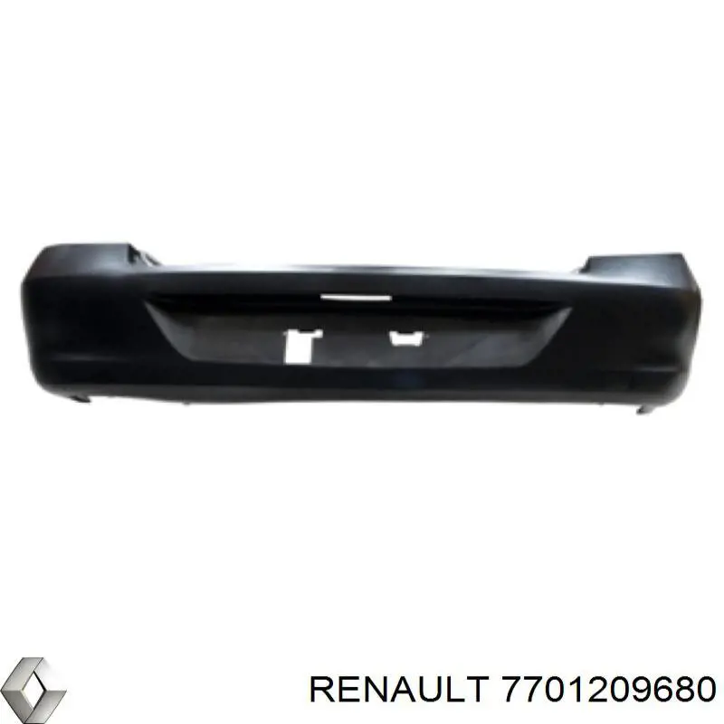 7701209680 Renault (RVI) parachoques trasero