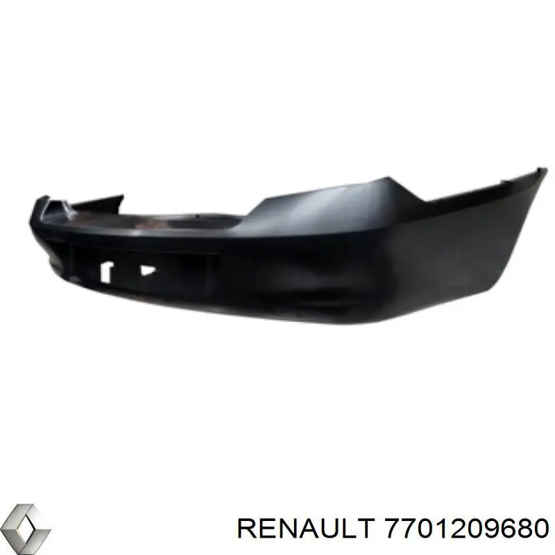 7701209680 Renault (RVI) Defensa trasero