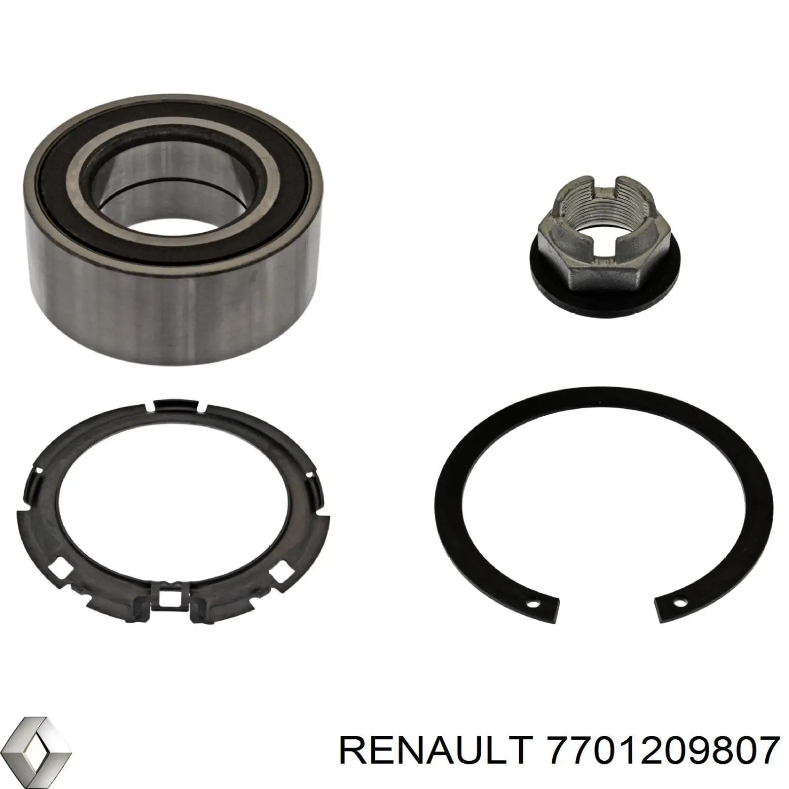 Cojinete de rueda delantero Renault (RVI) 7701209807 precio, desde 32,97 EUR