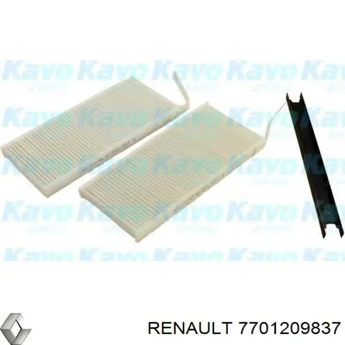 7701209837 Renault (RVI) filtro habitáculo
