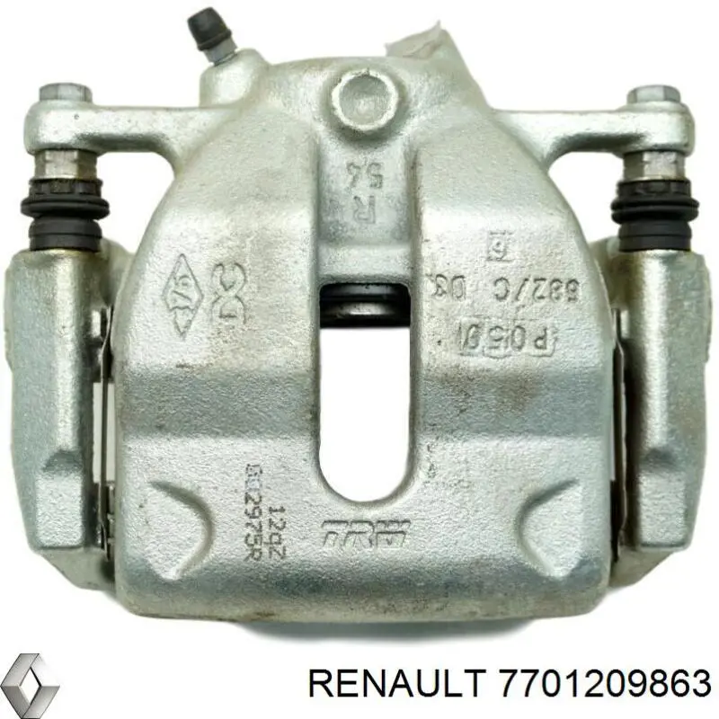 7701209863 Renault (RVI) pinza de freno delantera derecha