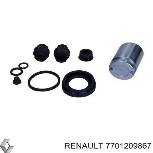 7701209867 Renault (RVI) pinza de freno trasera izquierda