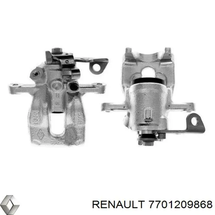 7701209868 Renault (RVI) pinza de freno trasero derecho