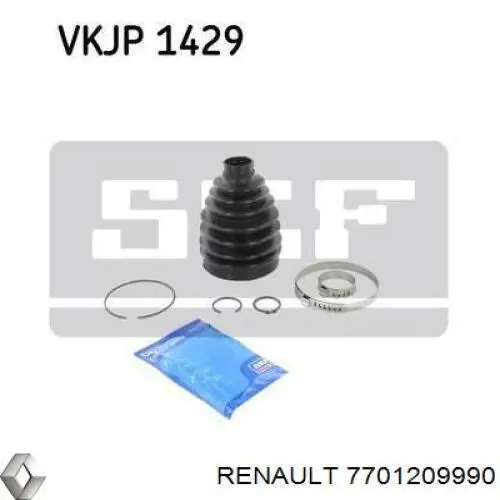 Comprar 7701209990 Renault (RVI) Fuelle de palier delantero exterior