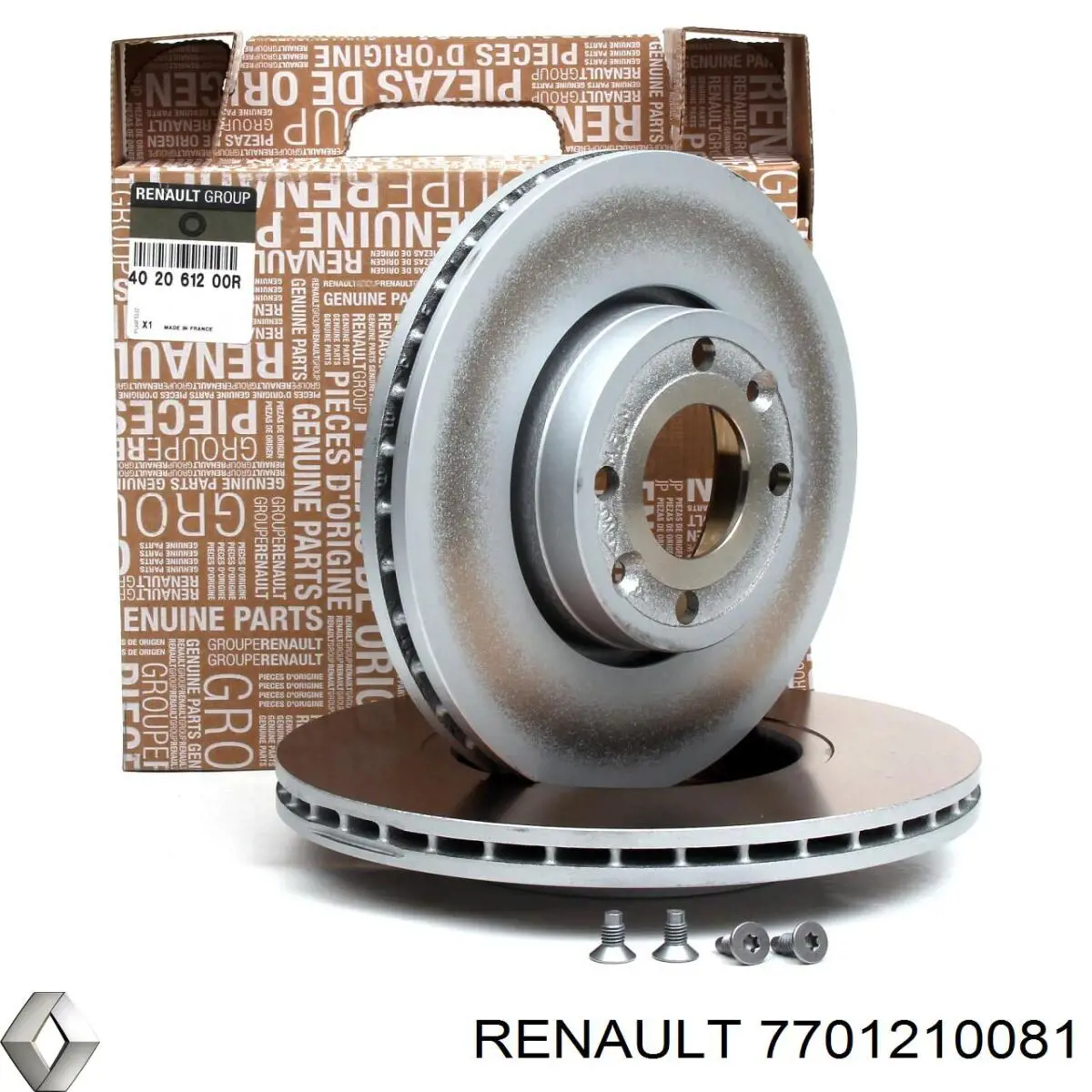 7701210081 Renault (RVI) disco de freno delantero