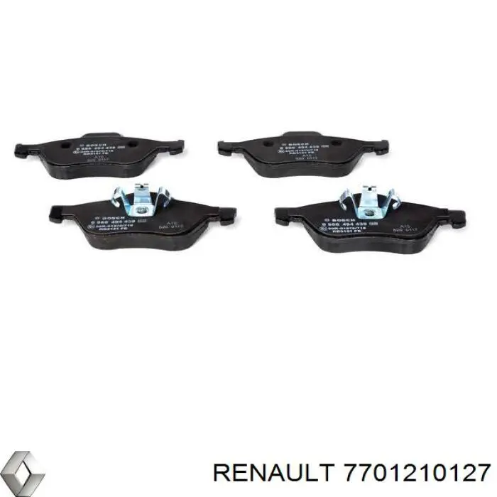 Comprar 7701210127 Renault (RVI) Pastillas delanteras de freno