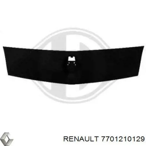 7701210129 Renault (RVI) Moldura de la rejilla del radiador