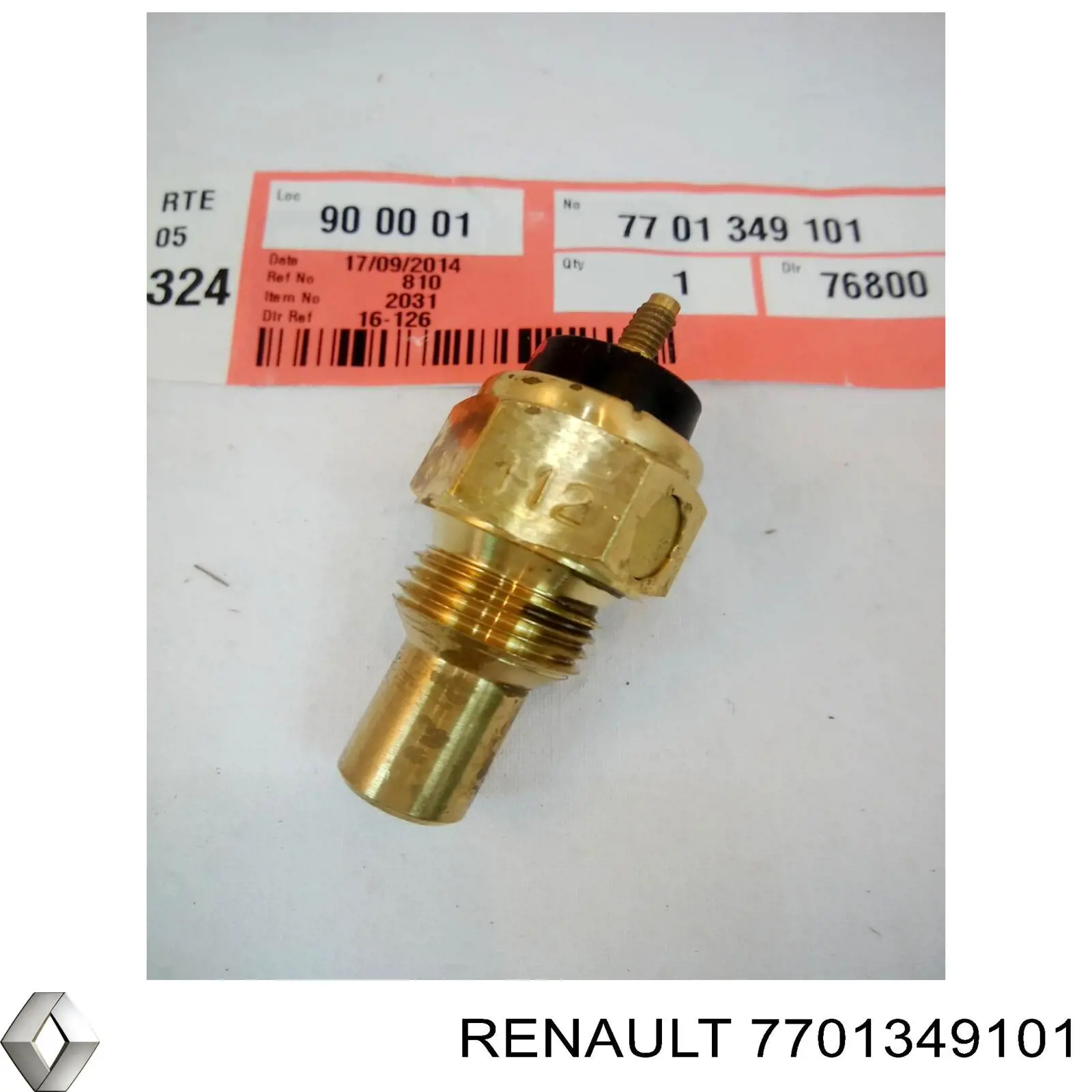 7702003715 Renault (RVI) sensor de temperatura del refrigerante, salpicadero