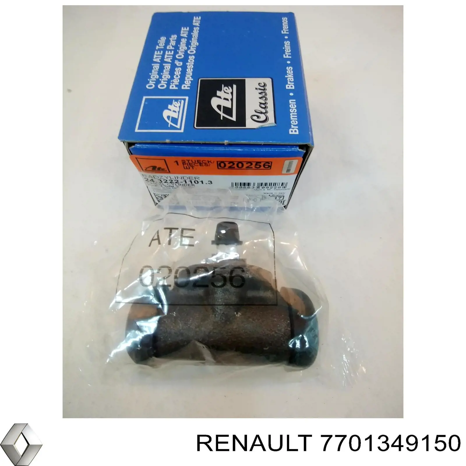 7701349150 Renault (RVI) cilindro de freno de rueda trasero