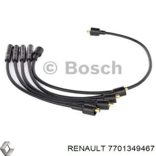 7701349467 Renault (RVI) cables de bujías