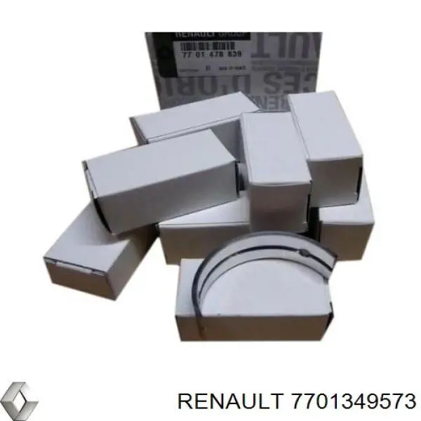 7701349573 Renault (RVI) juego de cojinetes de cigüeñal, cota de reparación +0,25 mm