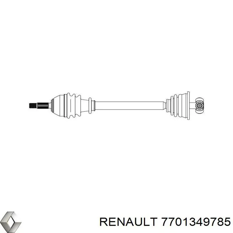 Árbol de transmisión delantero izquierdo para Renault 21 (S48)