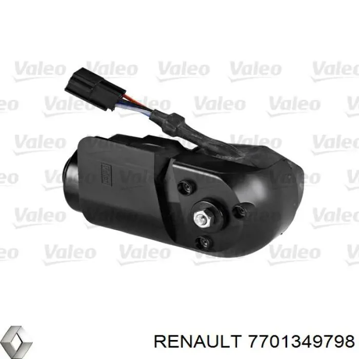 7701349798 Renault (RVI) motor del limpiaparabrisas del parabrisas