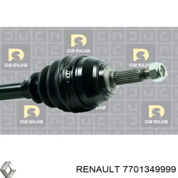 7700862944 Renault (RVI) árbol de transmisión delantero derecho