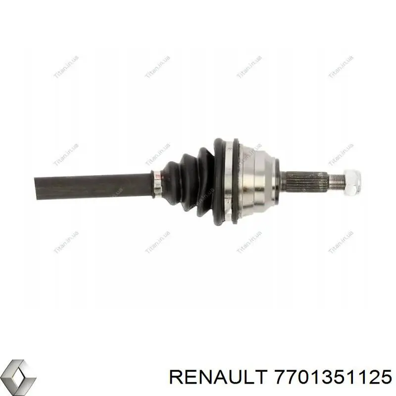 7701351125 Renault (RVI) árbol de transmisión delantero