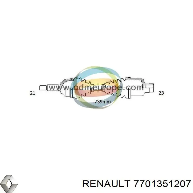 Semieje delantero izquierdo Starline 3630611 precio, desde 80,59 EUR
