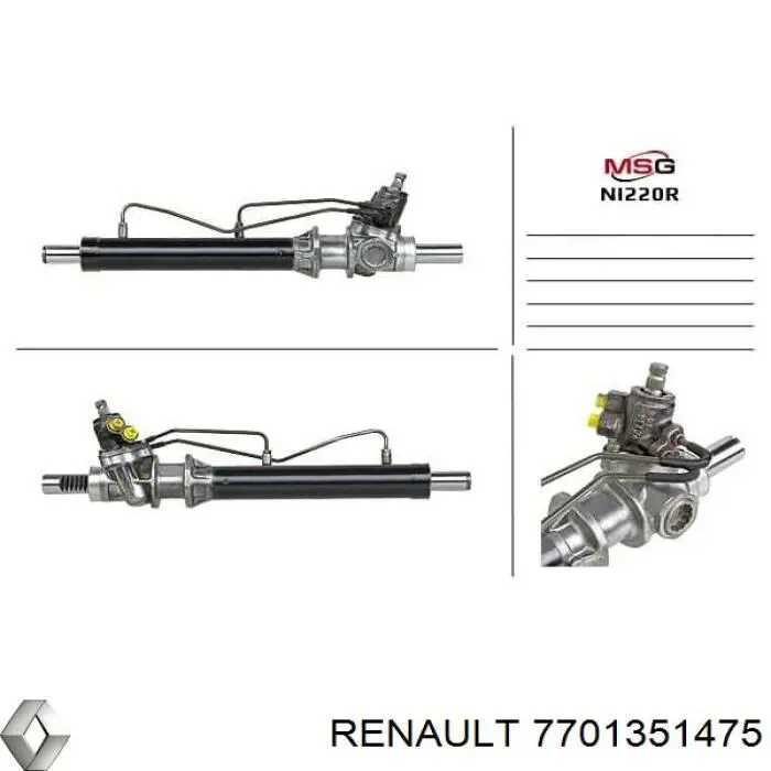 Comprar 6025071010 Renault (RVI) Cremallera