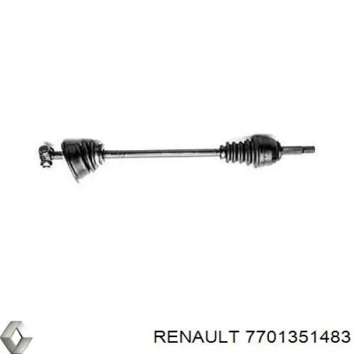 Semieje delantero izquierdo G2R023PC Pascal