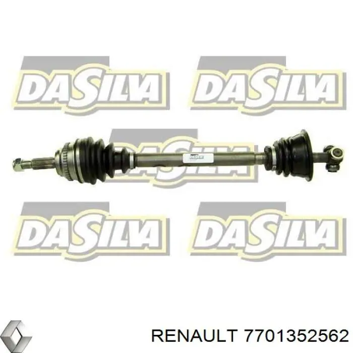 7700869055 Renault (RVI) árbol de transmisión delantero izquierdo