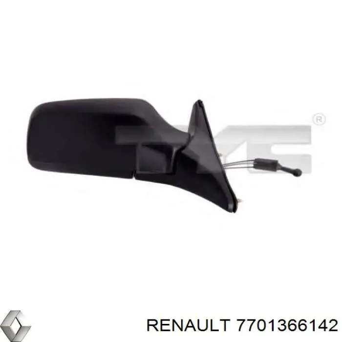 Comprar 7701366142 Renault (RVI) Espejo de retrovisor derecho