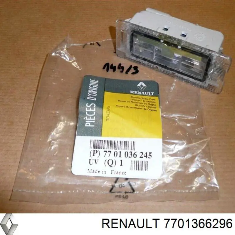 Lampara de matricula Renault 19 I hatchback (B53, C53) (1988 - 1992) precio, desde 90,75 EUR
