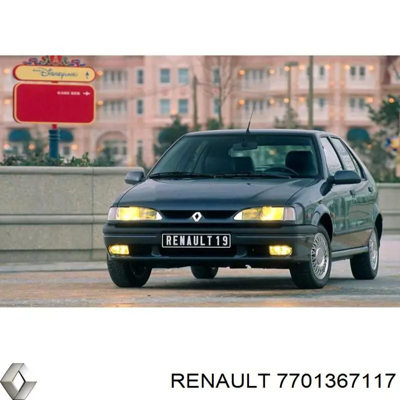 7701367117 Renault (RVI) rejilla de radiador