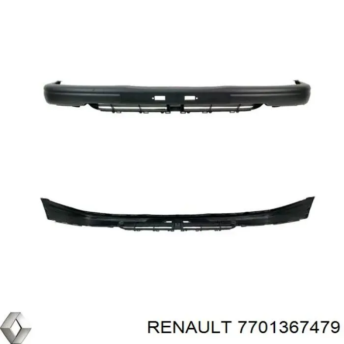 Paragolpes 7701367479 Renault (RVI)