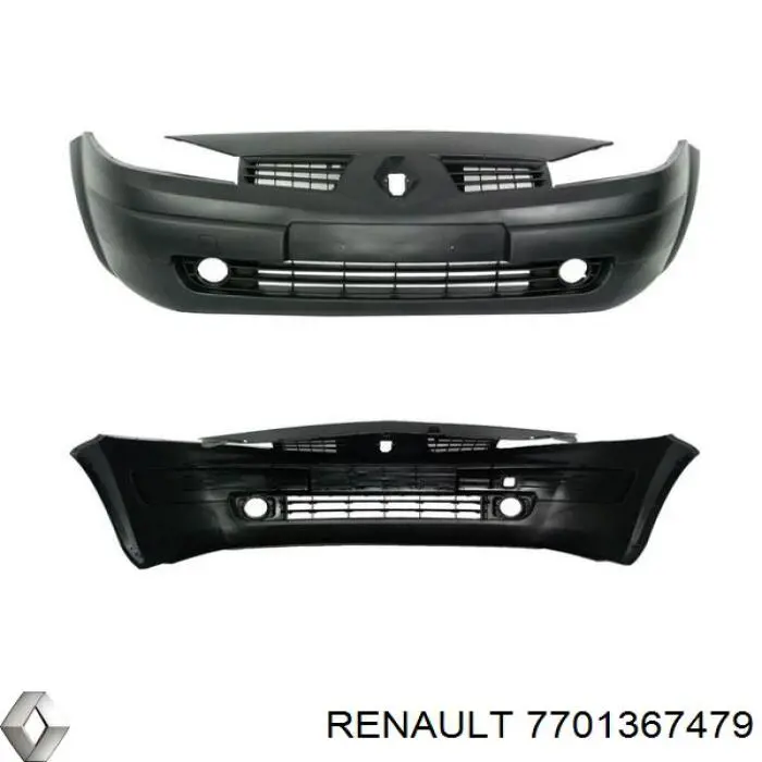 7701367479 Renault (RVI) paragolpes delantero