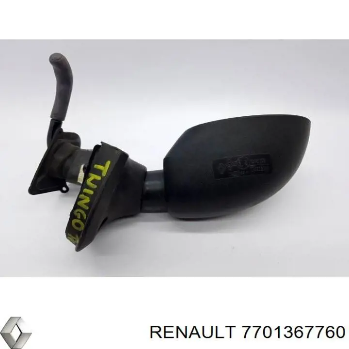 7701367760 Renault (RVI) espejo retrovisor derecho