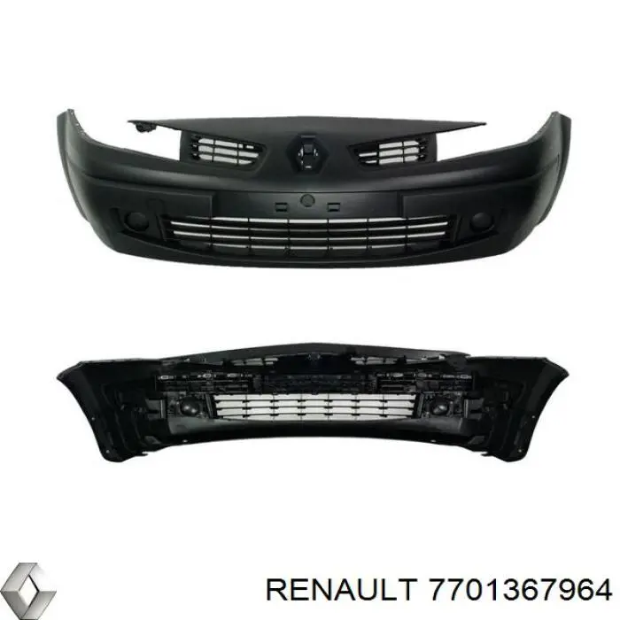 Parachoques delantero para Renault Megane (EA0)