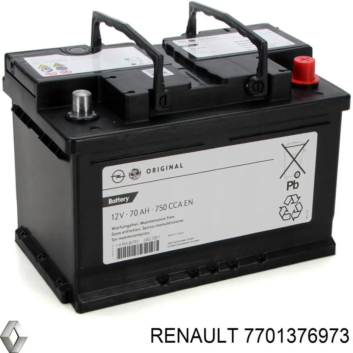 Batería de arranque Renault (RVI) 7701376973 precio, desde 180,18 EUR