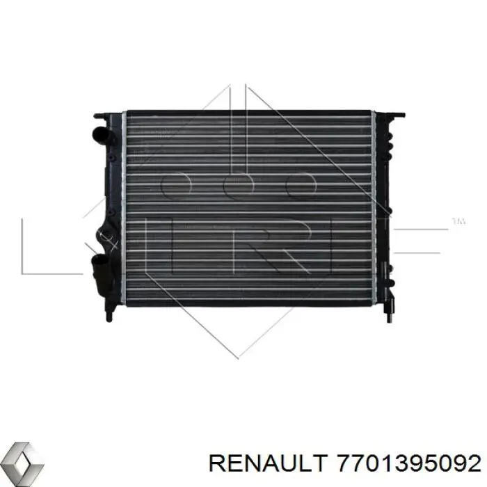 7701395092 Renault (RVI) radiador refrigeración del motor