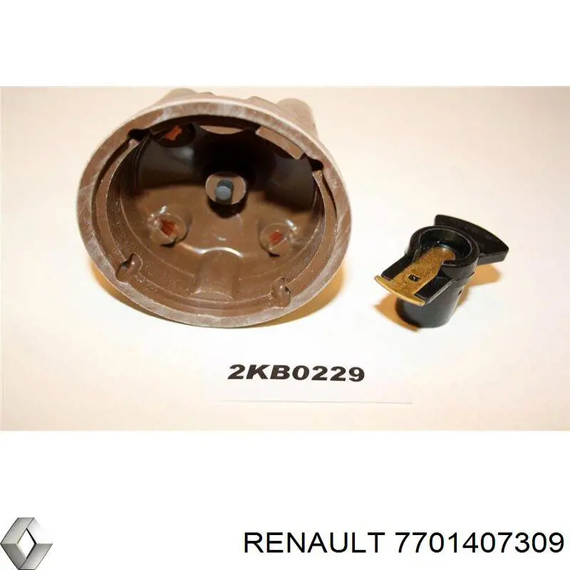 Rotor del distribuidor de encendido para Renault 11 (BC37)