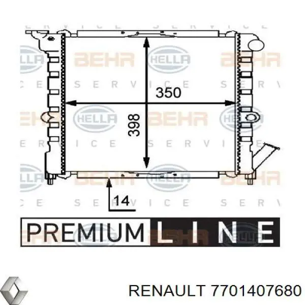 7701407680 Renault (RVI)