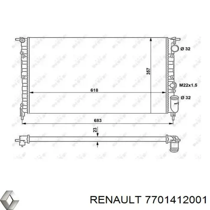 7701412001 Renault (RVI)