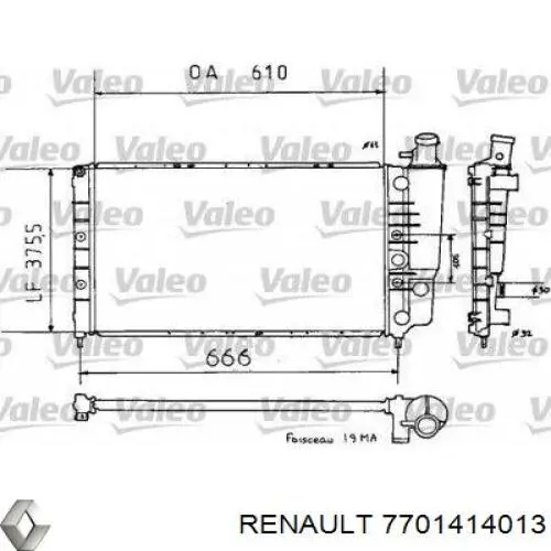 7701414013 Renault (RVI)