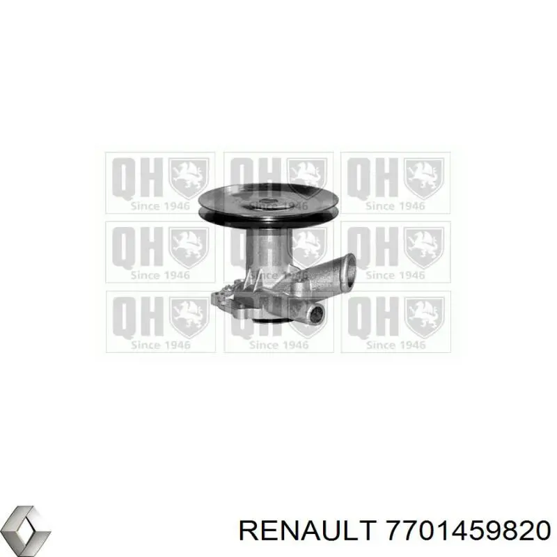 7701459820 Renault (RVI) bomba de agua