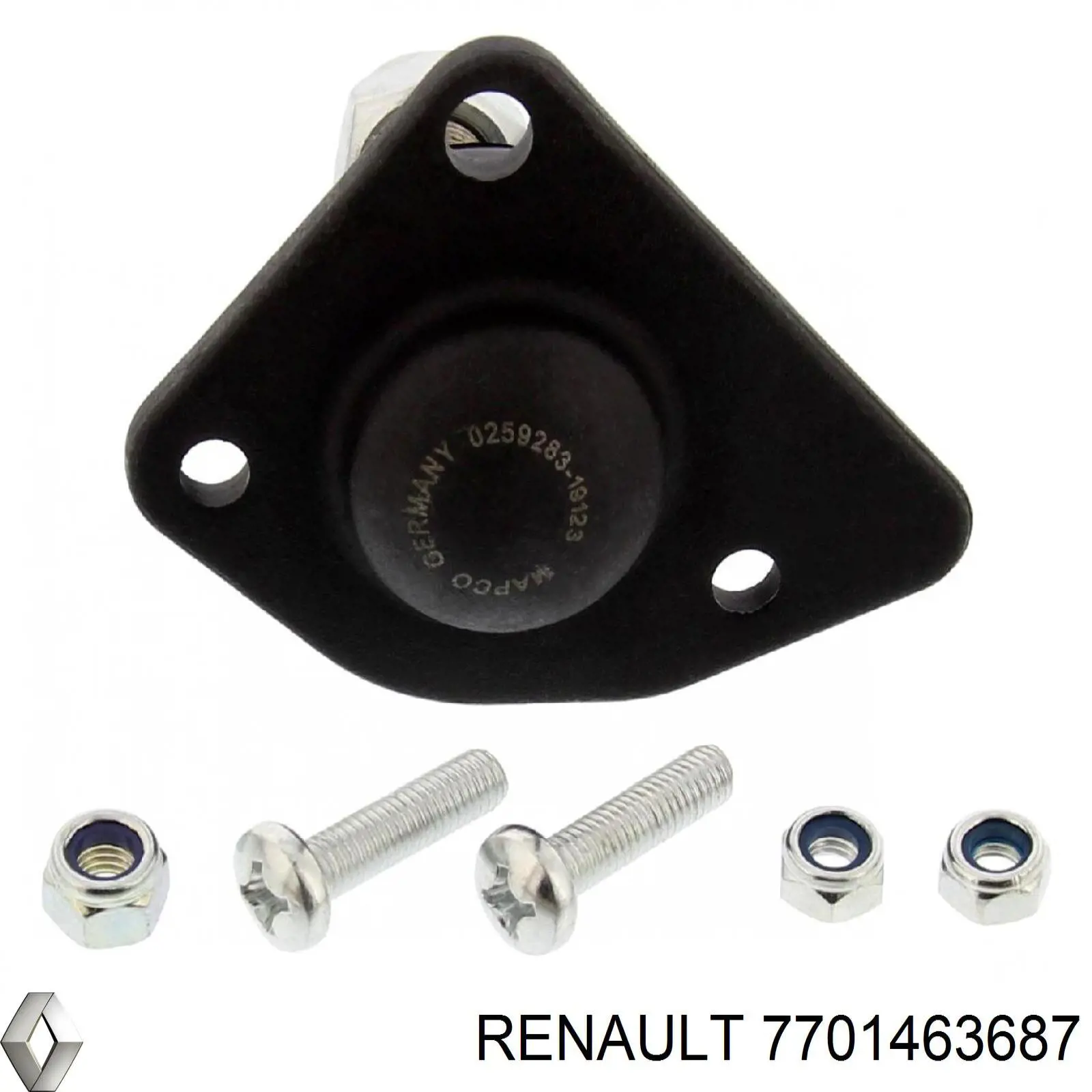 7701463687 Renault (RVI) rótula de suspensión inferior derecha