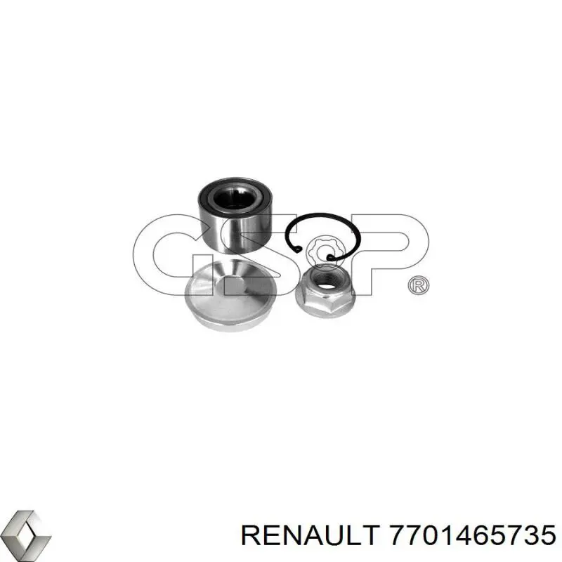 Cojinete de rueda trasero Citroen C3 1 FC