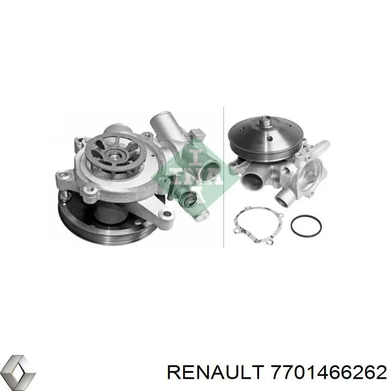 7701466262 Renault (RVI) bomba de agua