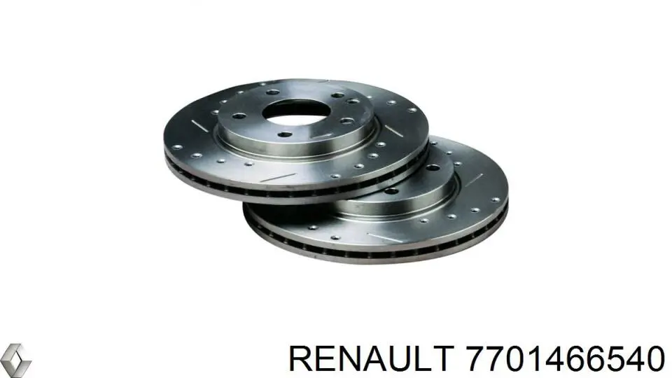 7701466540 Renault (RVI) disco de freno delantero
