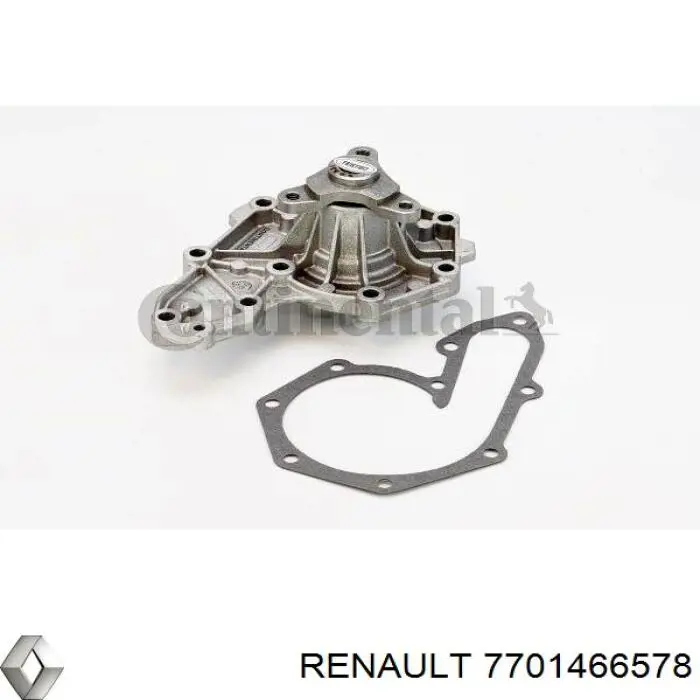 7701466578 Renault (RVI) bomba de agua