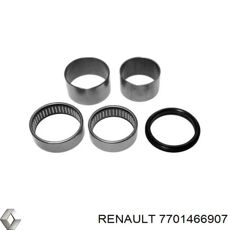 7701466907 Renault (RVI) suspensión, cuerpo del eje trasero