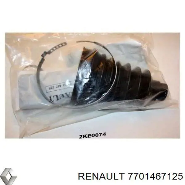 7701467125 Renault (RVI) fuelle, árbol de transmisión delantero exterior
