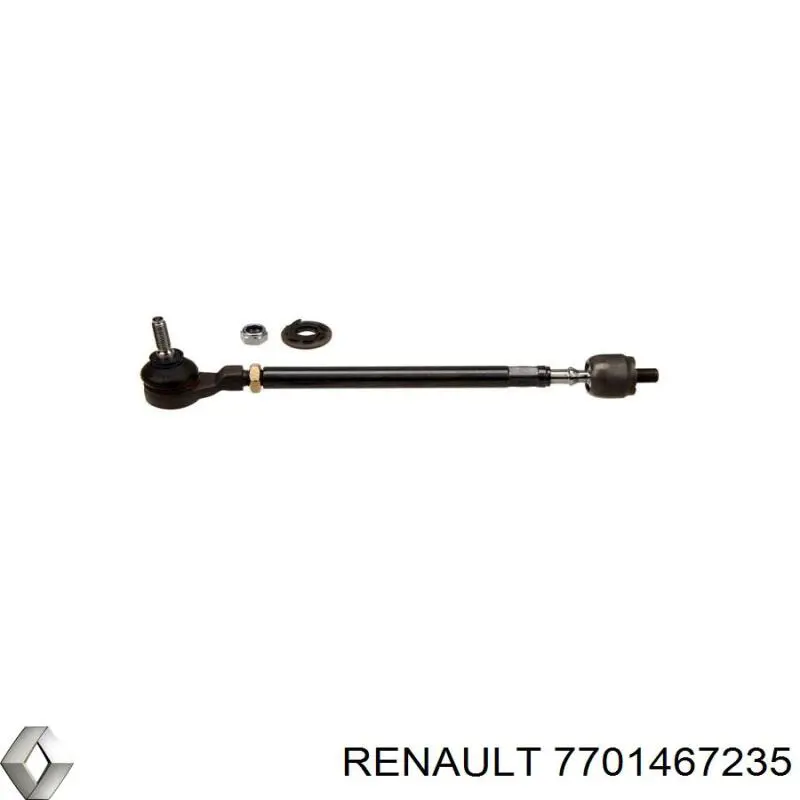 7701467235 Renault (RVI) barra de acoplamiento completa izquierda